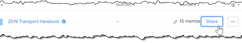 Share link on the Dropbox web site.