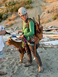 Beau, back on the ground