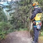 Responder Michael prepares to check the situation out.