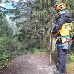 Responder Michael prepares to check the situation out.