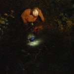 Chloe and Valon, partway up and ready to keep going.